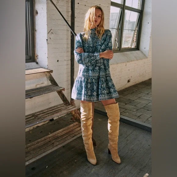 SÉZANE X SEA NY Aliette Dress in Dahlia Print FR 36 / US 4 - Picture 4 of 16